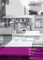 Verarbeitungshinweis RESOPAL® Compact Colour