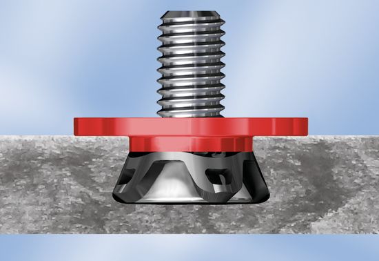 Der fischer®-Hinterschnittanker erfordert eine besonders hohe Präzision. 