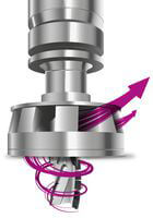 The chip extraction turbine AEROTECH Universal allows the use of shank diameters from 6 to 16 mm.