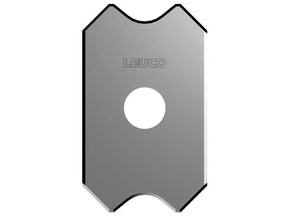 LEUCO - Scraper Turnover Knives HW with 2 cutting edges and radius 