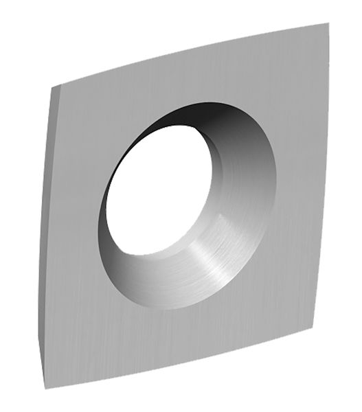 LEUCO 187252 Turnover Knives HW with 4 cutting edges and countersink with rounded edges