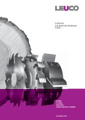 Programa de herramientas de LEUCO, aserrado, ensamblajes tipo finger-joint, cepillado