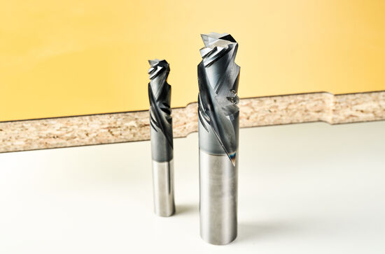The new "LEUCO VHW-Trio finishing cutters" are available from stock in diameters of 12, 18 and 20 mm.